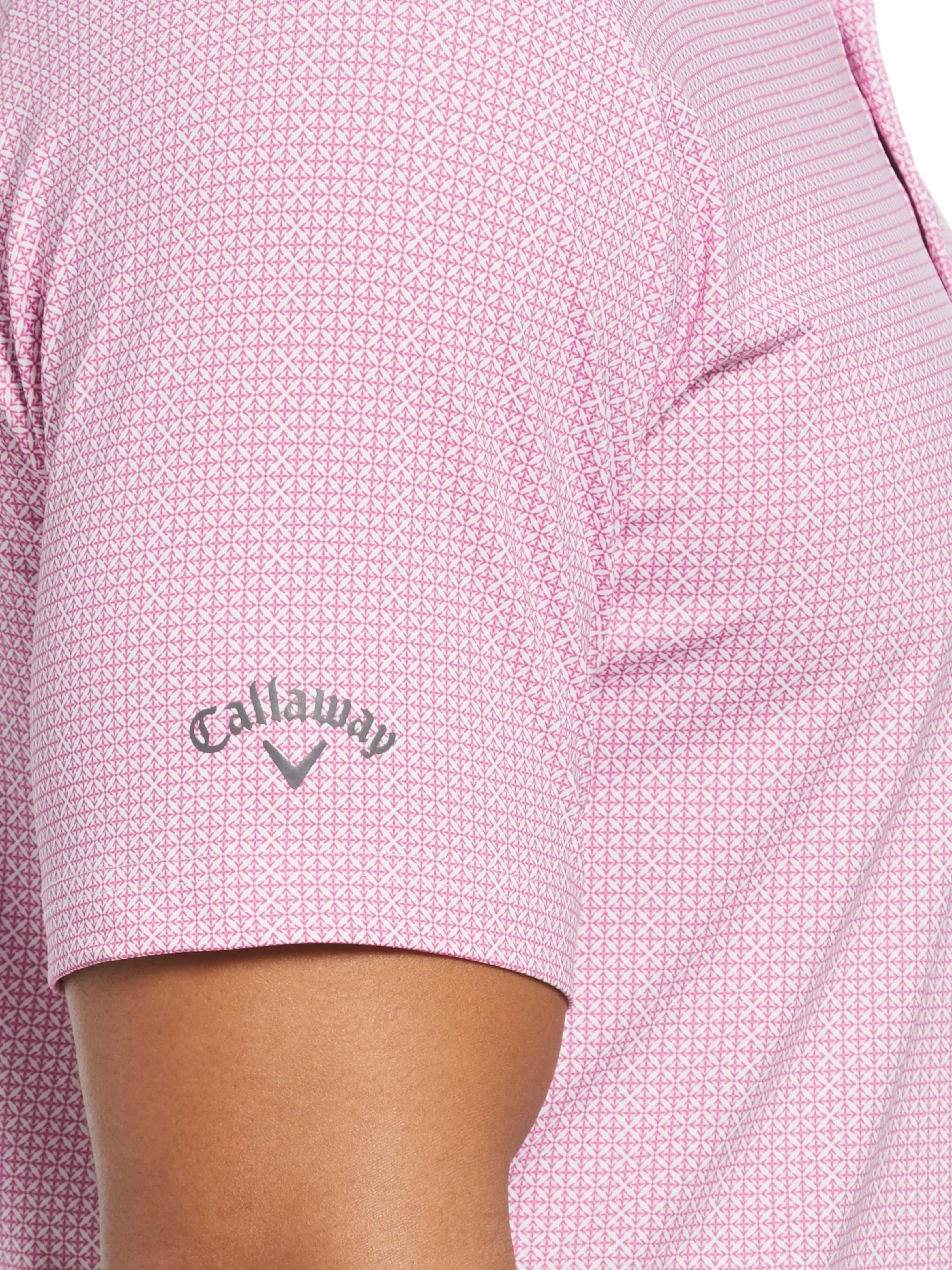 Big & Tall Chevron Foulard Print Golf Polo