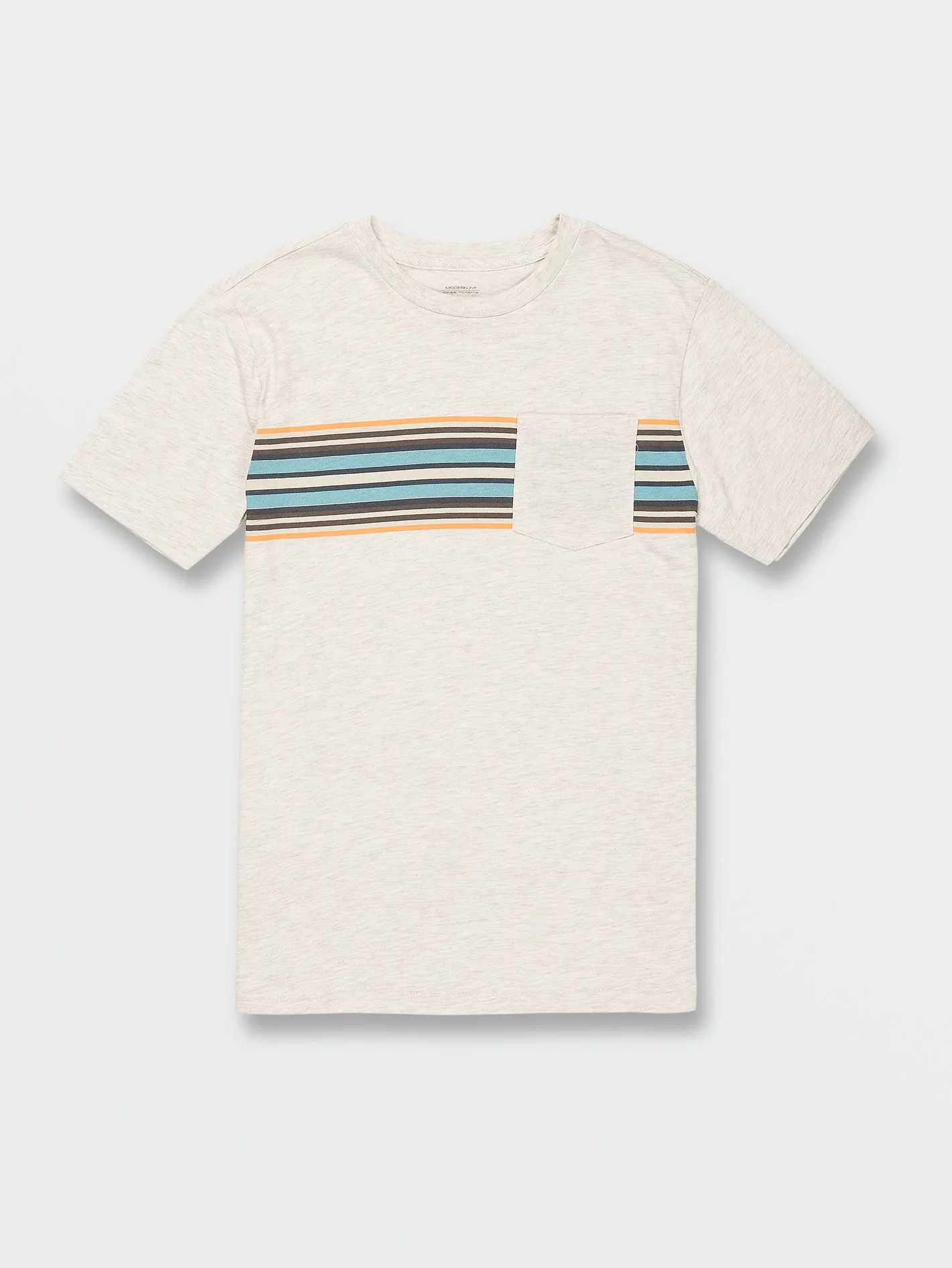 Big Boys Horizone Pocket Short Sleeve Tee - Bone Heather