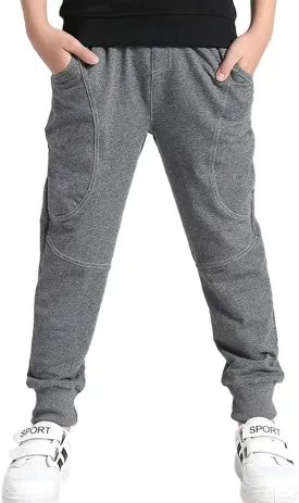 BINPAW Boy's Cotton Sweatpants, Age 4T-16 Years