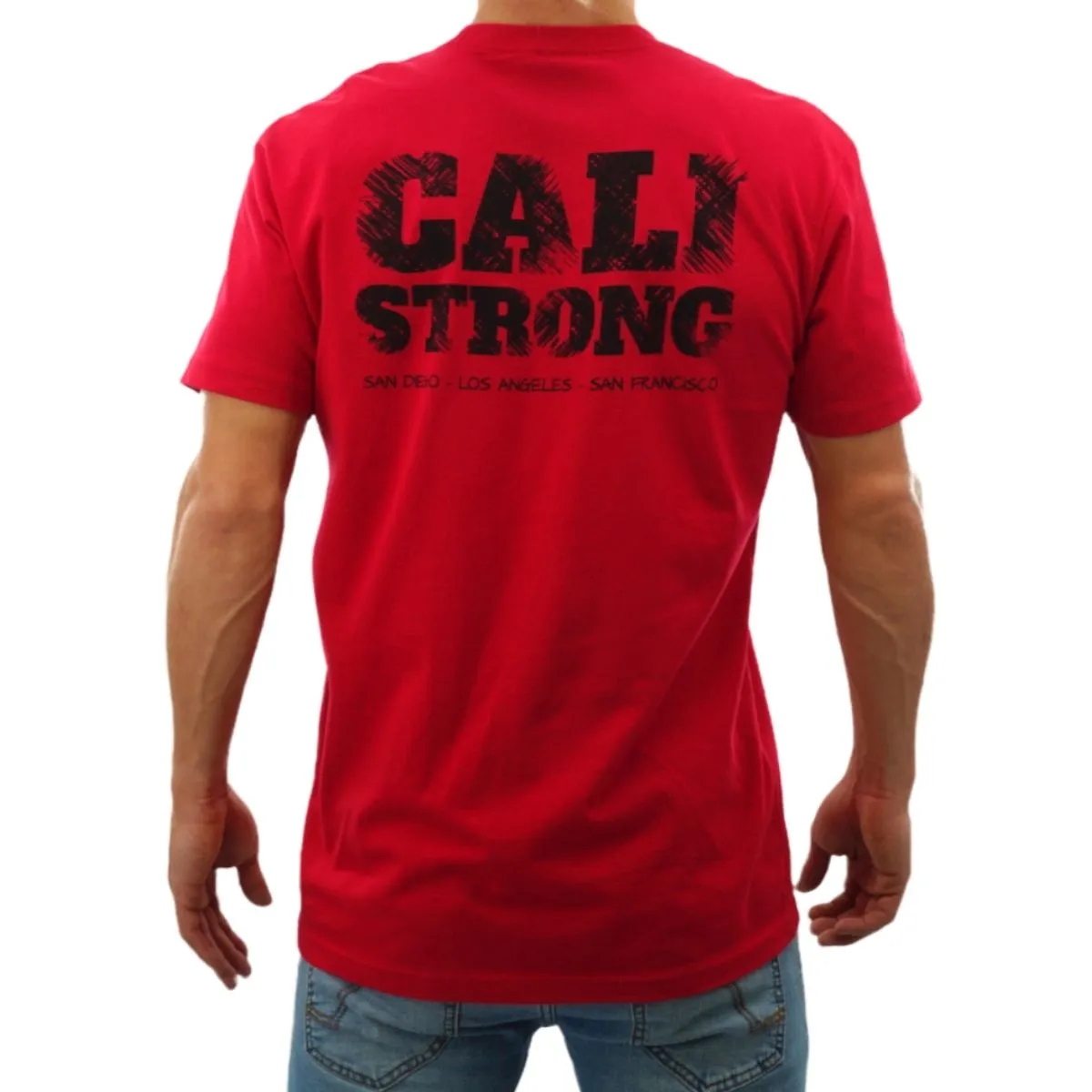 CALI Strong Scratch T-Shirt Red