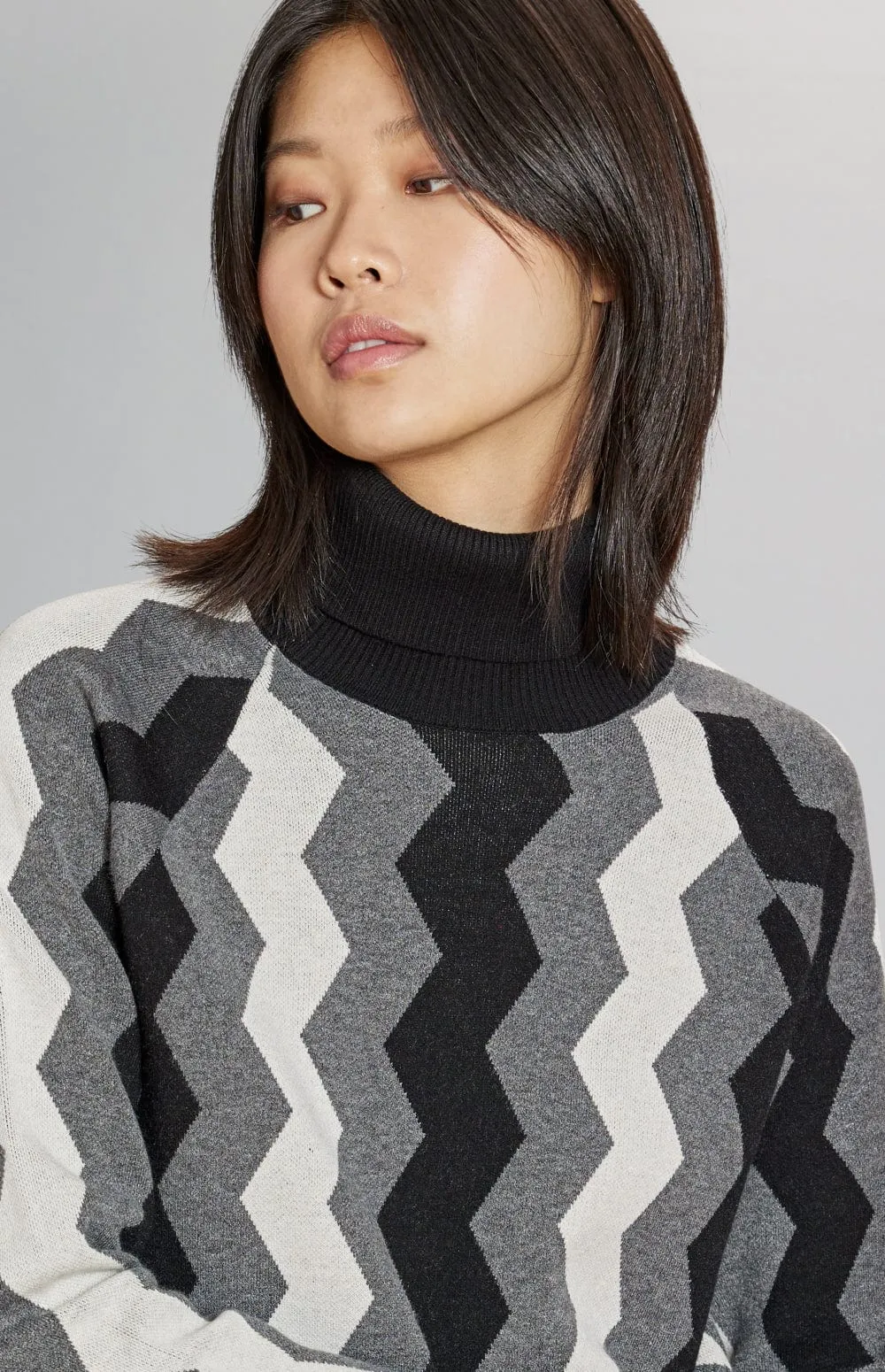 Cassandra TurtleNeck Sweater | Black
