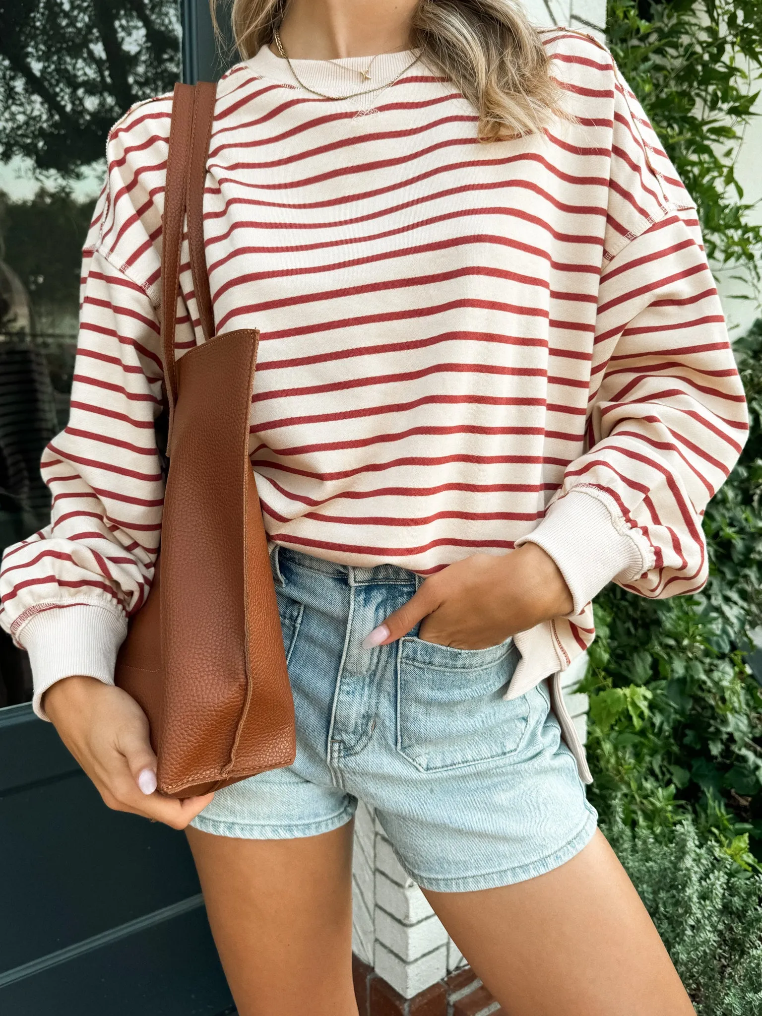 Cherry Bomb Oversized Knit Sweater