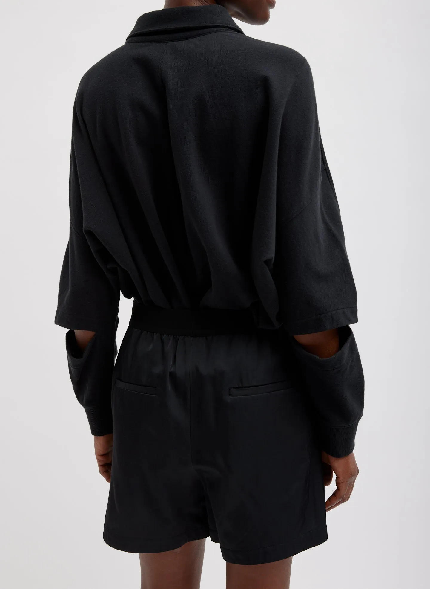 Drapey Suiting Pull On Short