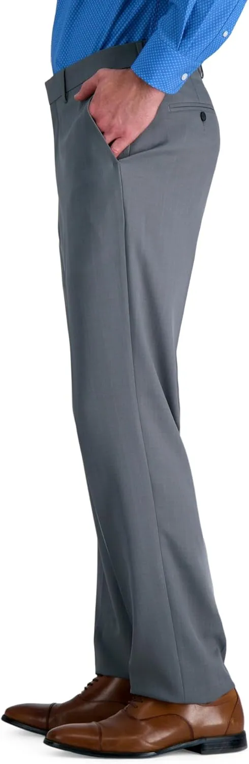 Haggar Men's Premium Comfort Dress Pant-Straight Fit Flat Front (Regular and Big & Tall Sizes)