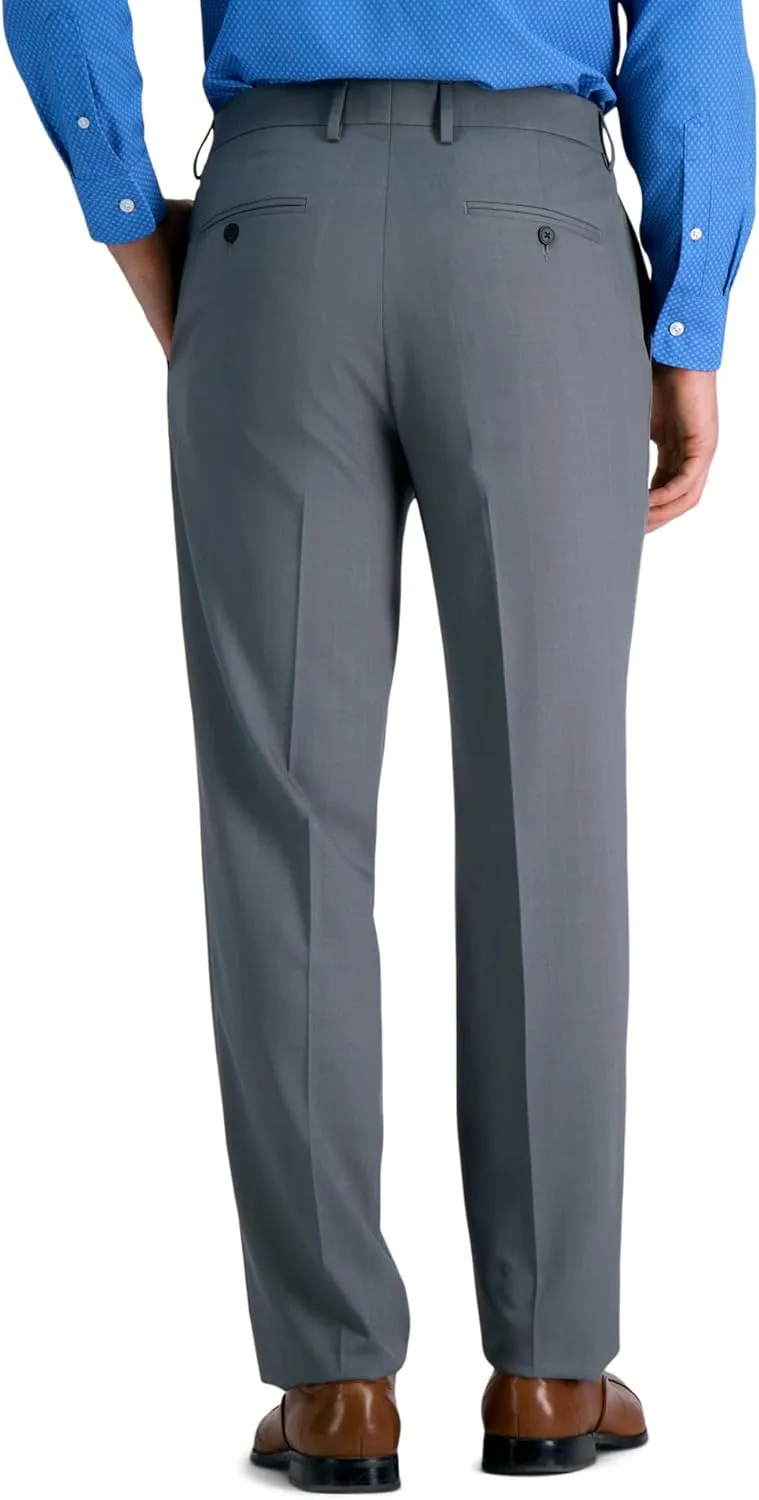 Haggar Men's Premium Comfort Dress Pant-Straight Fit Flat Front (Regular and Big & Tall Sizes)