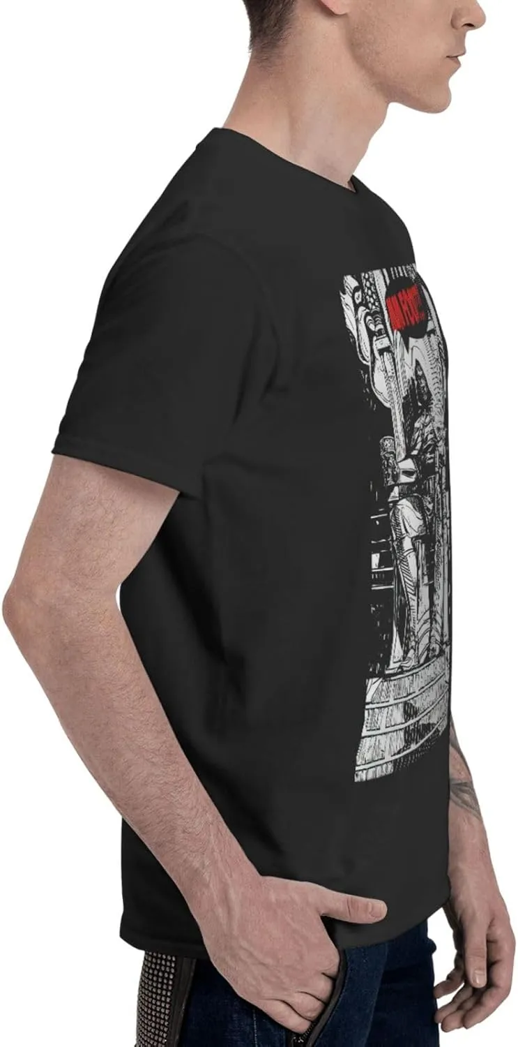 Man's T Shirt Short Sleeve Crewneck Tee Teenager Cool Summer Cotton Shirt