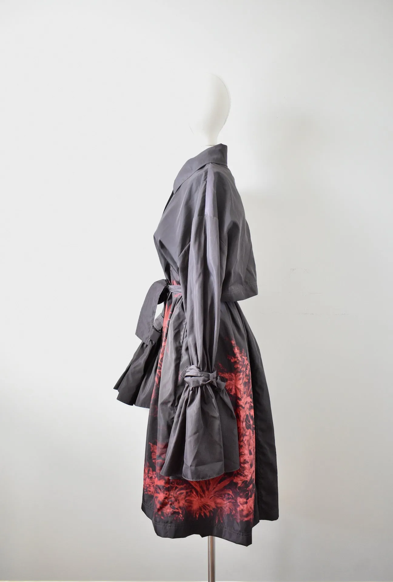 NWT Adam Lippes Shirred Oversized Trench Coat