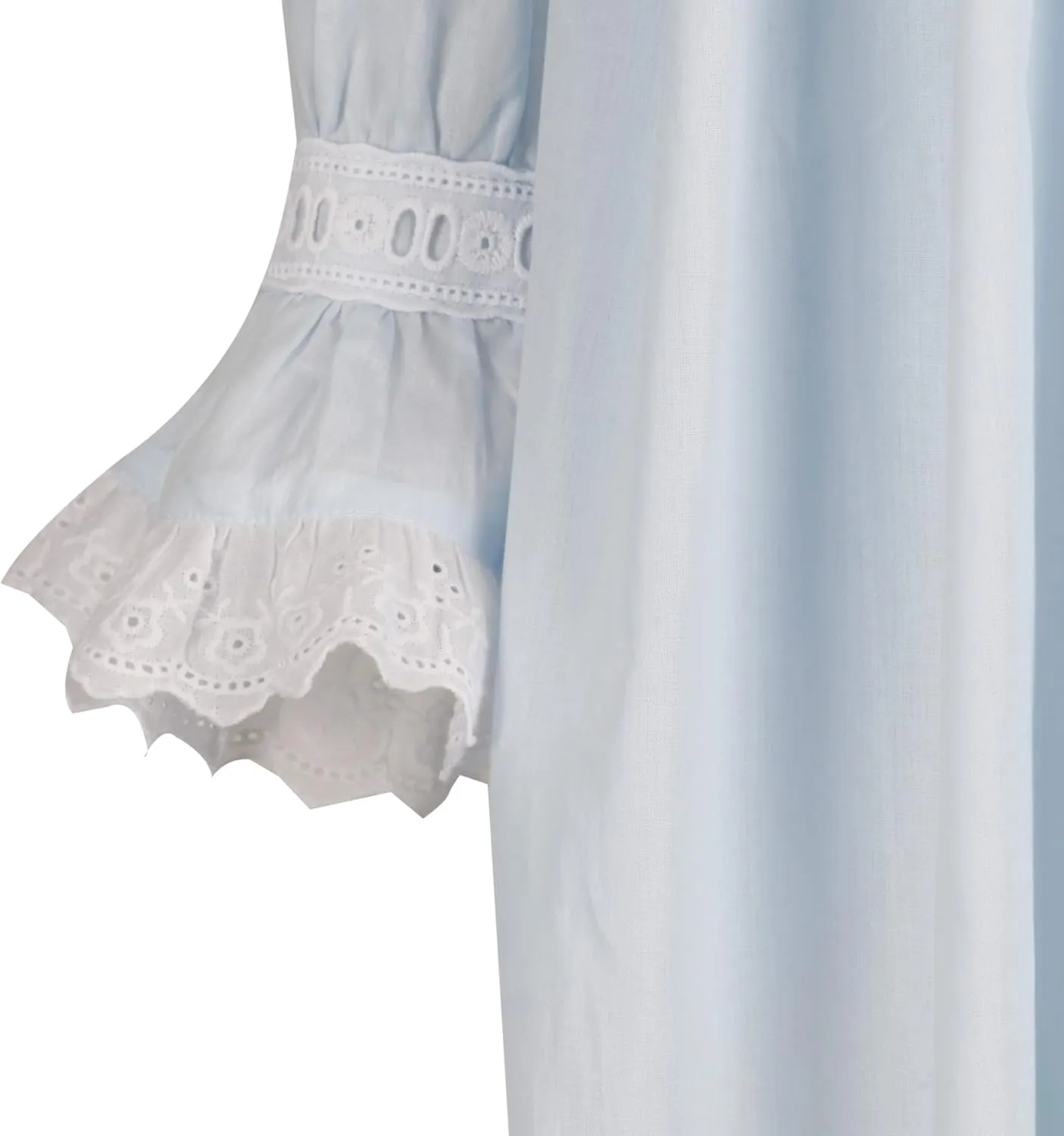 The 1 for U Sleepwear for Women - Button Down Nightgowns for Women, Amelia 100% Cotton Robe